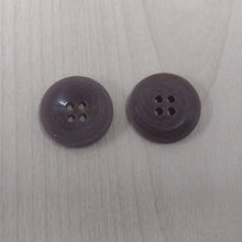 Buttons Plastic Round 4 Hole 20mm (2cm) Brown