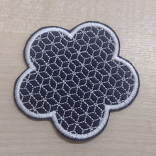 Motif Patch Sashiko Inspired Flower