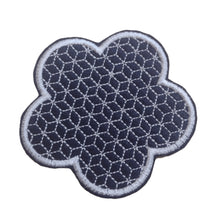 Motif Patch Sashiko Inspired Flower