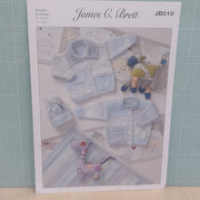 Knitting Pattern Leaflet James C Brett JB010 DK Baby Cardigans / Blanket / Hat