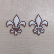 Motif Patch 2 x small Fleur De Lis