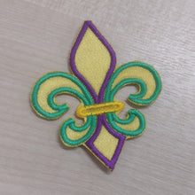 Motif Patch Elegant Fleur De Lis