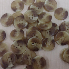 Buttons Plastic Round 4 Hole Tailoring Suiting Menswear Marl 15mm / 20mm / 22mm / 25mm / 30mm