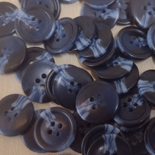 Buttons Plastic Round 4 Hole Tailoring Suiting Menswear Marl 15mm / 20mm / 22mm / 25mm / 30mm