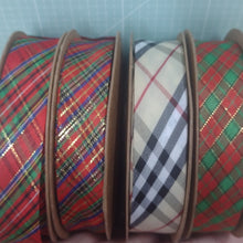 Haberdashery Bias Binding 25mm Tartan Designs