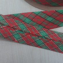 Haberdashery Bias Binding 25mm Tartan Designs
