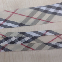 Haberdashery Bias Binding 25mm Tartan Designs