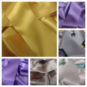 Ribbon Double Faced Satin Berisfords 7cm wide (70mm)