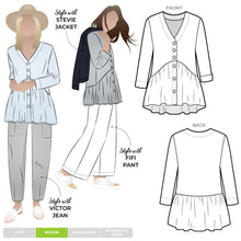 Sewing Pattern Jules Woven Tunic UK Size 18 - 30