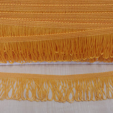 Marigold dress fringe