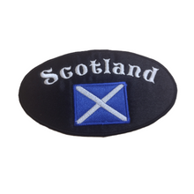 Motif Patch Personalised Oval Scotland Saltire Flag