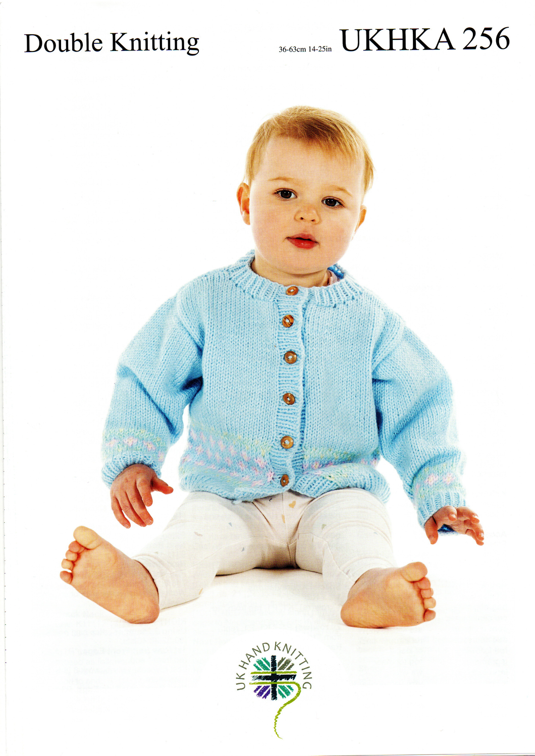 Knitting Pattern Leaflet UKHKA 256 DK Baby Girls Cardigans & Cot Blanket