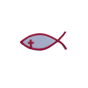 Motif Patch Religious Ichthys / Ichthus Fish
