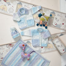 Knitting Pattern Leaflet James C Brett JB010 DK Baby Cardigans / Blanket / Hat