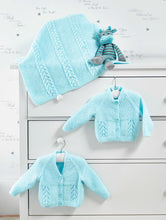 Knitting Pattern Leaflet James C Brett JB515 DK Cardigans / Blanket