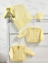 Knitting Pattern Leaflet James C Brett JB518 DK Cardigans / Blanket / Hat