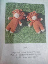 Knitting & Crochet Pattern Book Harry The Heeland Coo