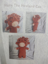 Knitting & Crochet Pattern Book Harry The Heeland Coo