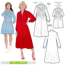 Sewing Pattern Xanthe Woven Dress UK Size 10 - 30