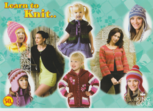 Knitting Pattern Leaflet King Cole Learn to Knit