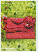 Knitting Pattern Leaflet Twilleys of Stamford 9052 Knit & Felt Bag