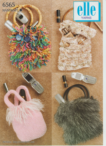 Knitting Pattern Leaflet Elle 6565 Bags