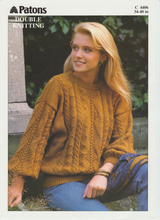 Knitting Pattern Leaflet Patons 4406 Ladies DK Sweater