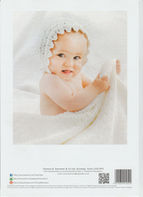 Knitting Pattern Leaflet Peter Pan P1252 4ply Baby Blanket & Bonnet