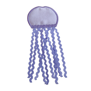 Motif Patch 3D Jellyfish with Ric Rac Trim