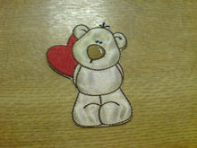 Motif Patch HB02 Cute Love Heart Bear