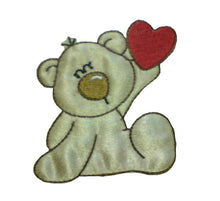 Motif Patch HB04 Cute Love Heart Bear