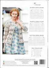 Crochet Pattern Leaflet Wendy 5977 DK Ladies Lacy Motif Cardigan