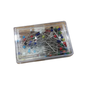 Haberdashery Multicolour Glass Head Pins Pack