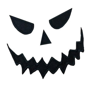 Motif Patch H04 Jack O'Lantern Halloween Scary Face