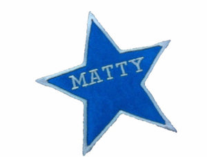 Motif Patch Personalised Name Star