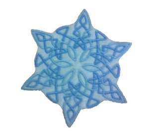 Motif Patch Celtic Style Snowflake