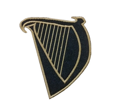 Motif Patch Musical Irish Harp Outline