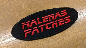 Motif Patch Personalised Name Sci fi Runner Style