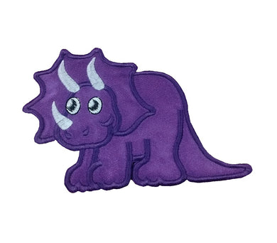Motif Patch D02 Cartoon Triceratops Dinosaur