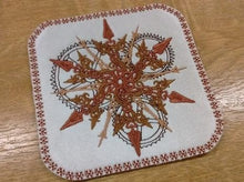 Motif Patch Steampunk Cog Snowflake Tile
