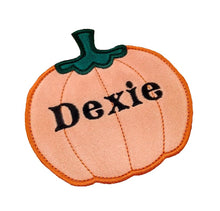 Motif Patch Personalised Name Halloween Pumpkin