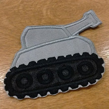 Motif Patch Kids Toy Military Army Tank