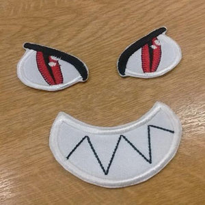 Motif Patch F04 Toy Doll Making Smilling Shark Face