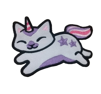 Motif Patch Kawaii Unicorn Cat