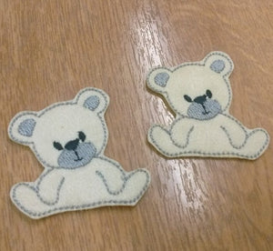 2 x Motif Patch Cute Teddy Bears