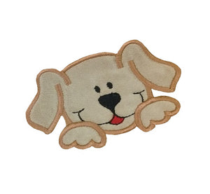 Motif Patch Happy Ear Puppy Dog