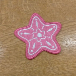 Motif Patch Christmas Cookie Star