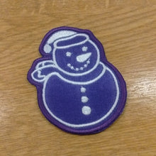 Motif Patch Christmas Cookie Snowman