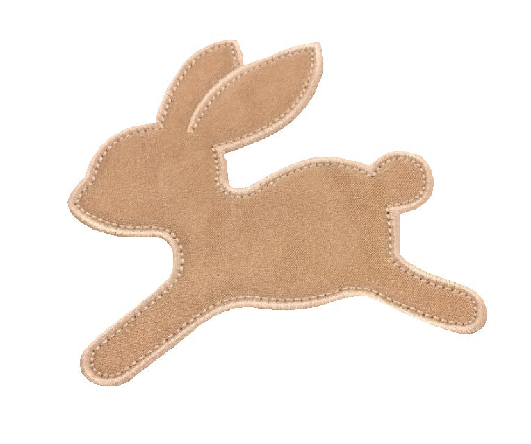 Motif Patch Cute 2 Tone Bunny Rabbit Silhouette