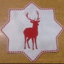 Motif Patch Christmas Stag Star Style B